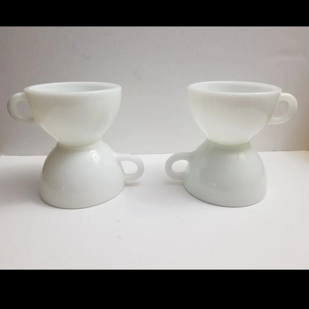 HTF Set of 4 Pyrex Opal 701 Tea Cups